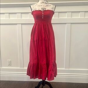 Urban Outfitters Like New Red Strapless Dress
